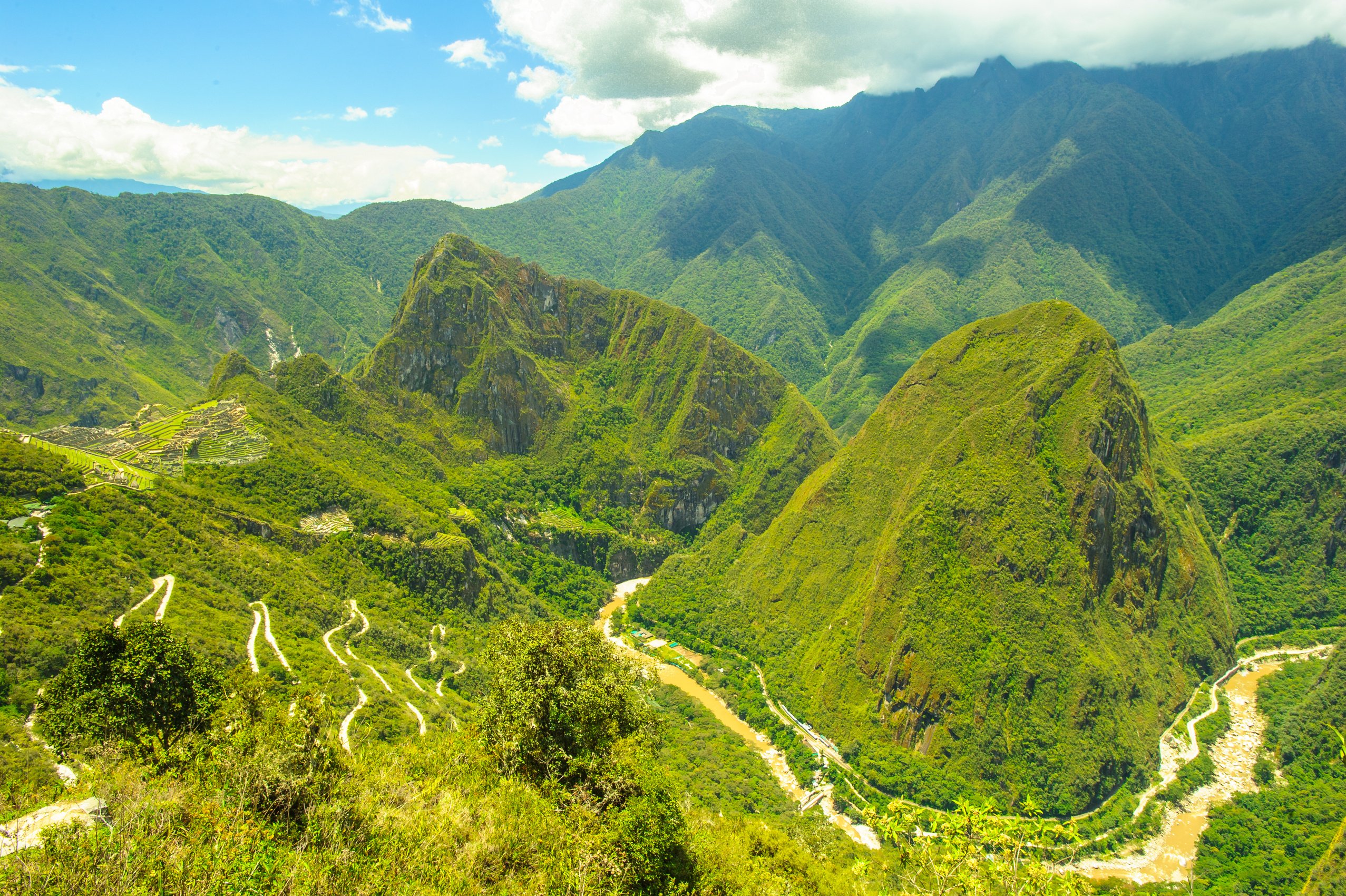 Mountain valley in Peru, Latin America, South America